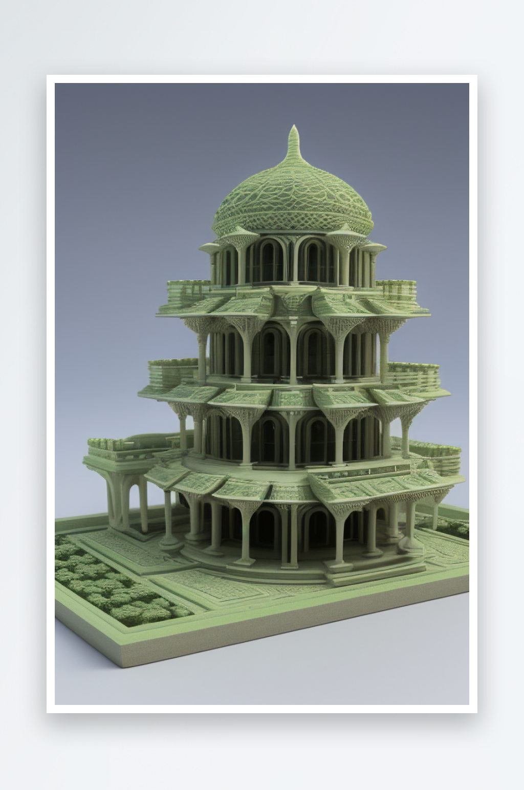 创新建筑美丽景观中的宫殿奇观素材