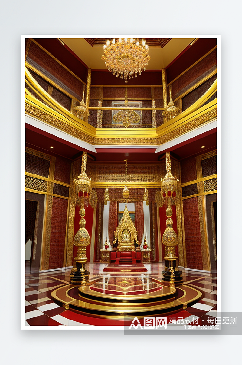 泰国宫殿之旅探索东方王国的奢华之美素材