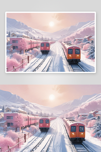 冬天里火车的温暖之旅
