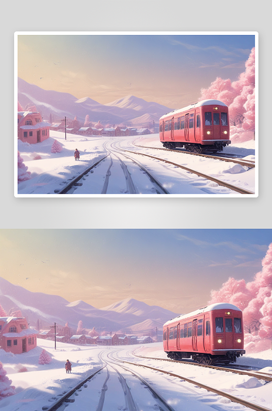 冬天里火车的暖意之旅