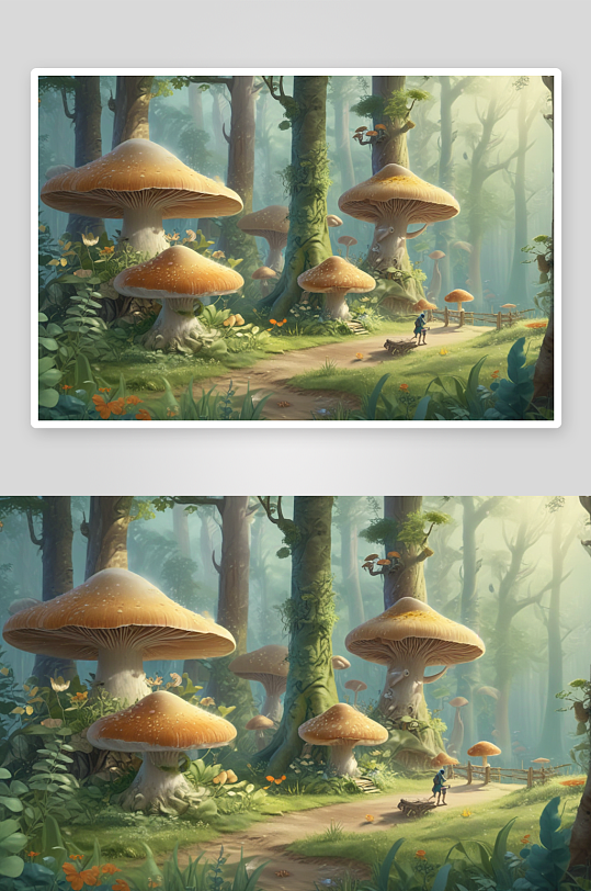 蘑菇丛林探险揭开自然的神秘面纱