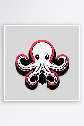 神秘迷人的章鱼贴图插画艺术