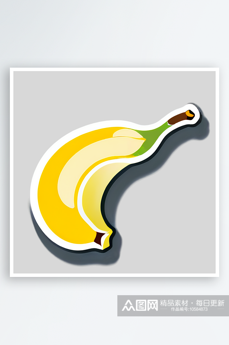 香蕉贴图美食探索一览食物的独特之美素材