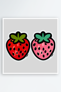 草莓贴画使用技巧