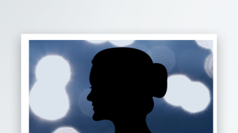 母亲头像剪影光斑闪烁动态背景-众图网