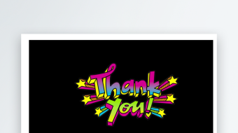 4KThankyou文字动画带通道可循环-众图网