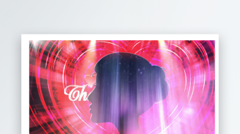 张国荣Monica歌曲舞台背景配乐成品-众图网