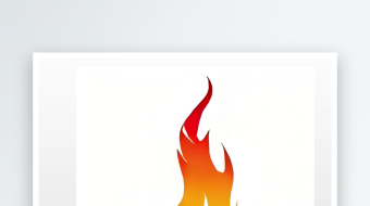 手握火炬火焰燃烧动画可循环竖屏4K-众图网