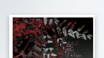 风吹树叶光阴的故事国潮风背景4K-众图网