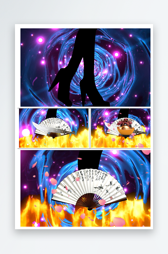 叶倩文潇洒走一回歌曲舞台背景配乐成品-众图网