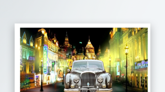 民国经典夜上海舞台背景配乐成品AI视频-众图网