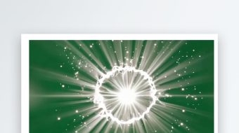 粒子光环特效绿幕素材视频-众图网