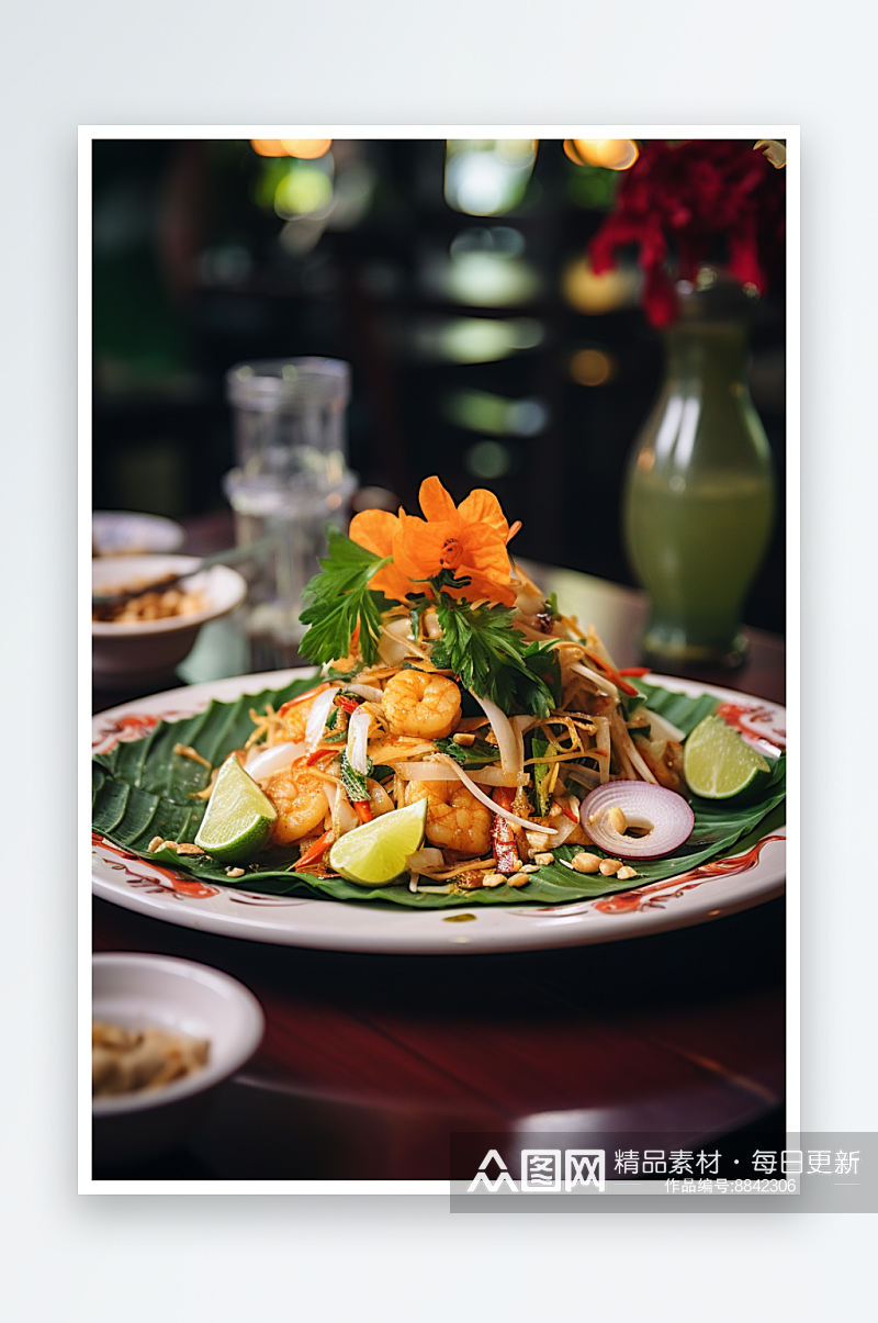 泰式餐饮泰餐泰国菜美食素材图素材