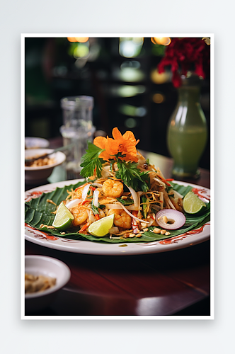 泰式餐饮泰餐泰国菜美食素材图