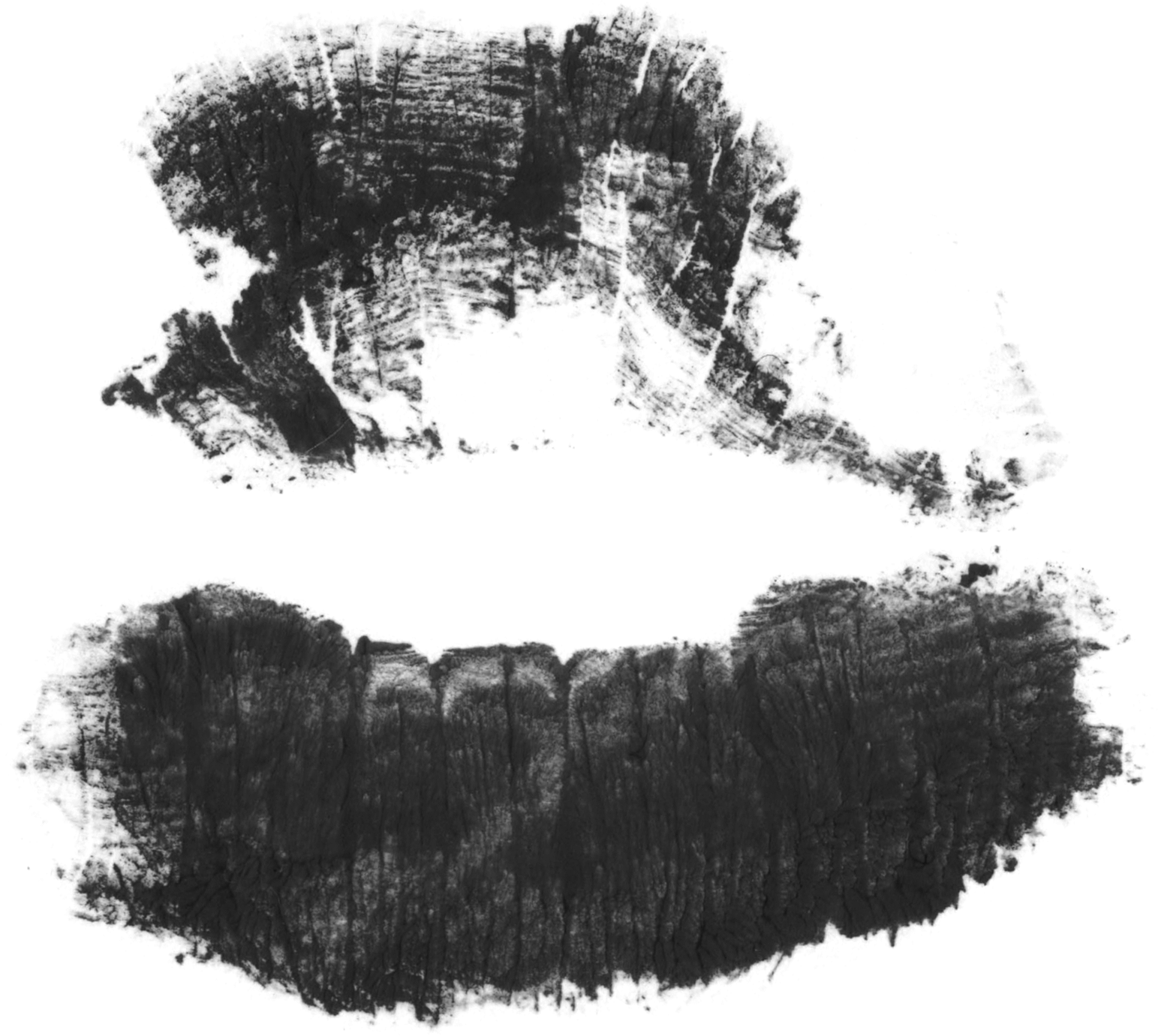 黑白唇印元素PNG免抠设计素材