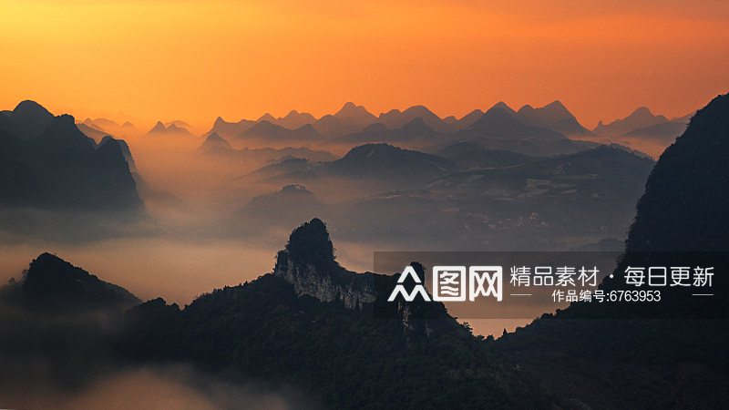 高清桂林山水风景摄影图素材