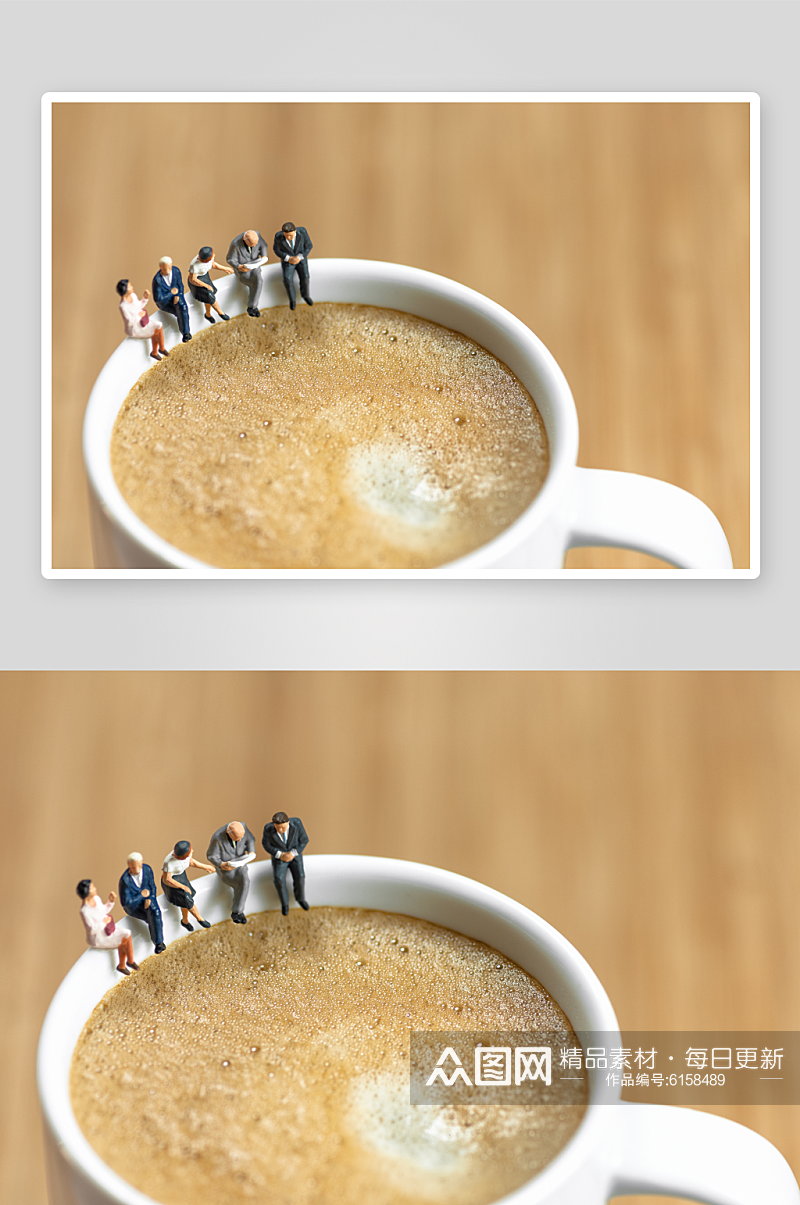 美味咖啡饮品摄影图素材