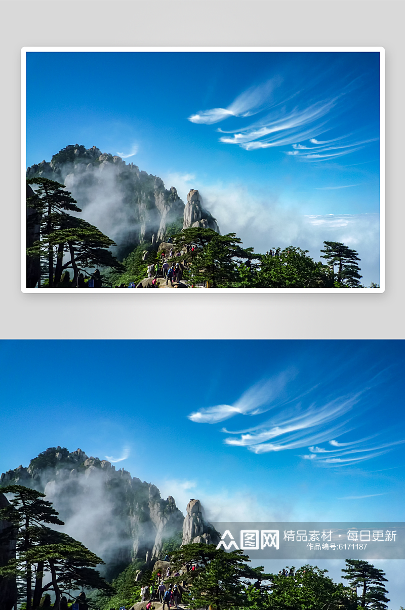 安徽黄山风景摄影图片素材