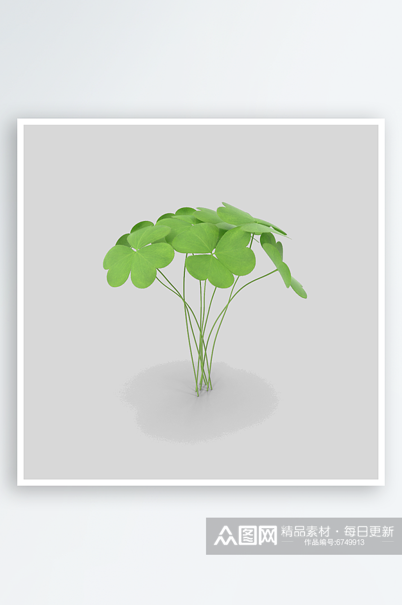 小草植物元素插画PNG素材