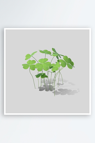 小草植物元素插画PNG