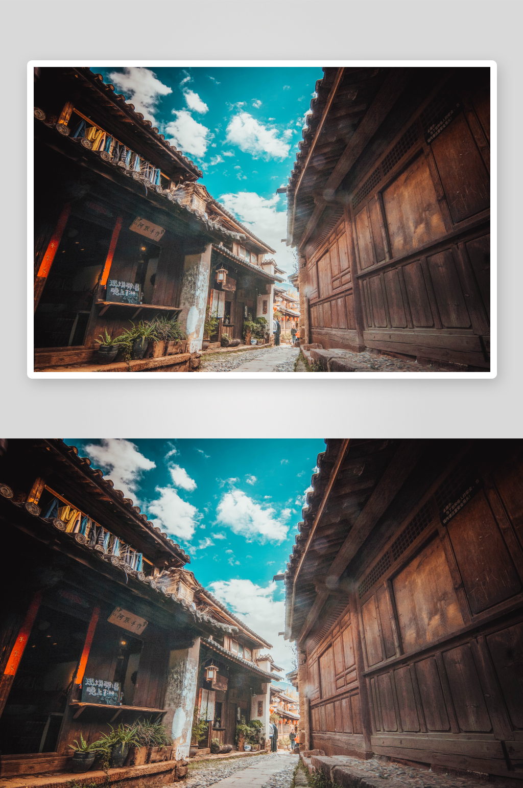 高清云南丽江城市风景摄影图素材