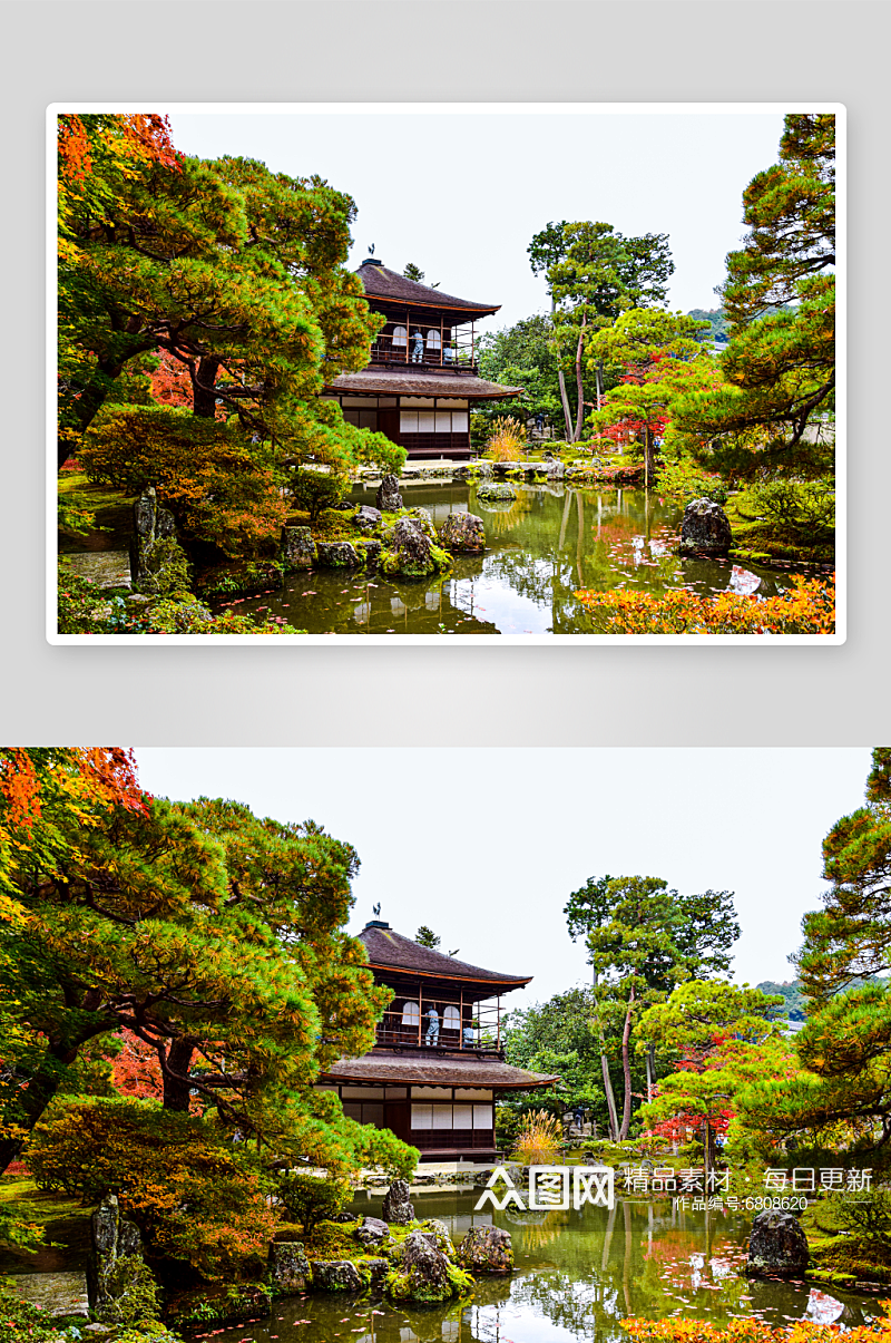 日本京都城市风景摄影图素材