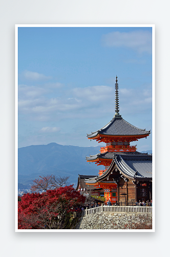 日本京都城市风景摄影图