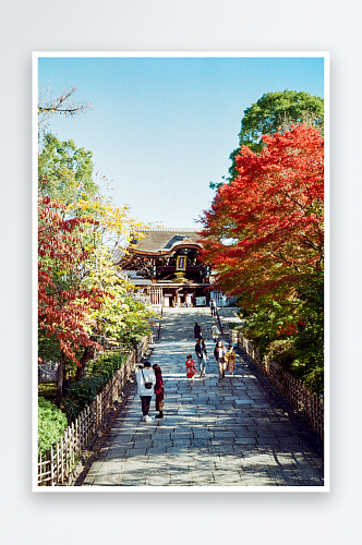 日本京都城市风景摄影图