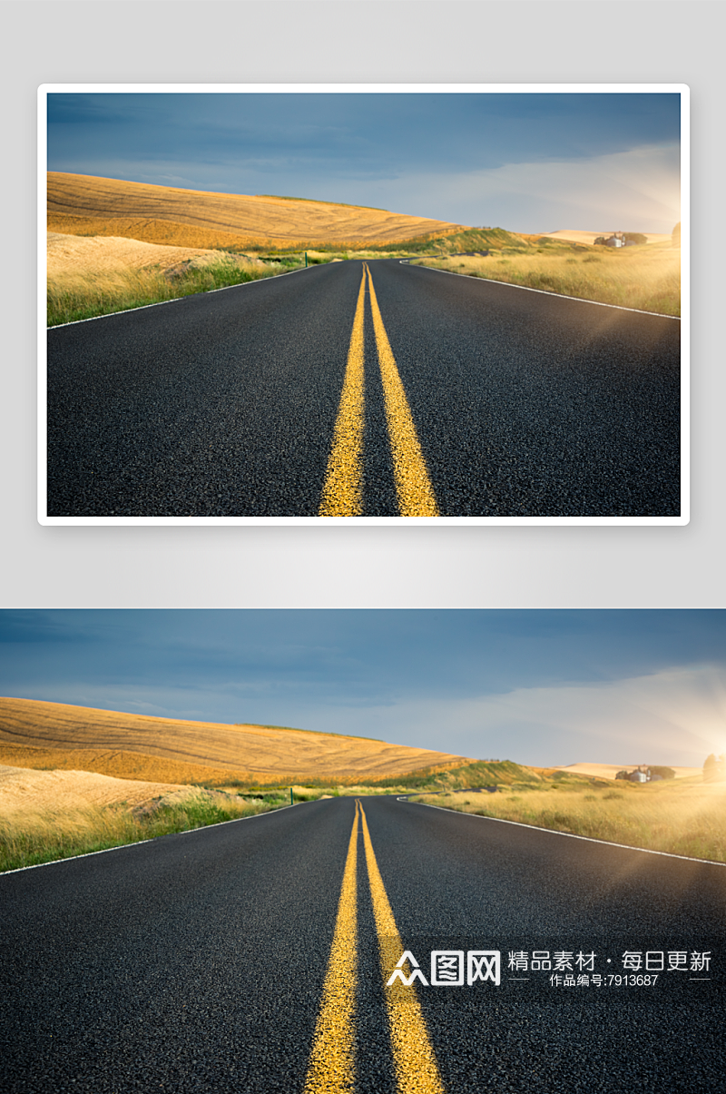 高速公路风景摄影图素材
