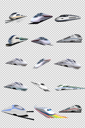 火车动车设计元素