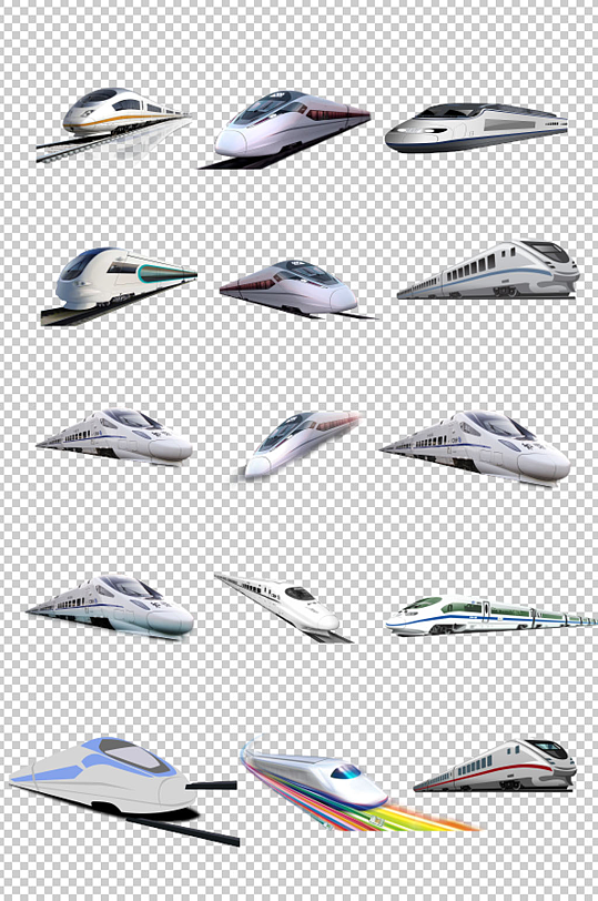 火车动车设计元素