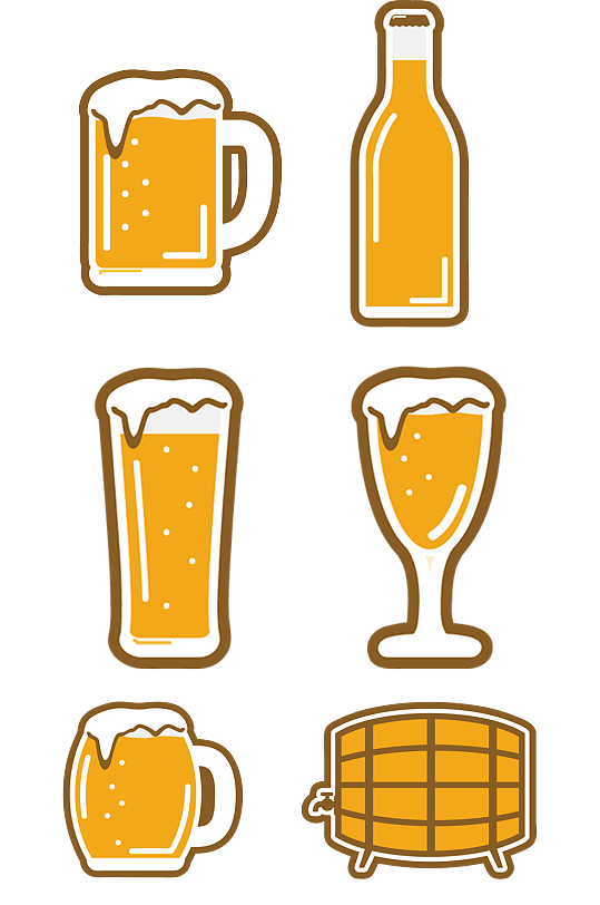 卡通酒杯图片-卡通酒杯素材下载-众图网