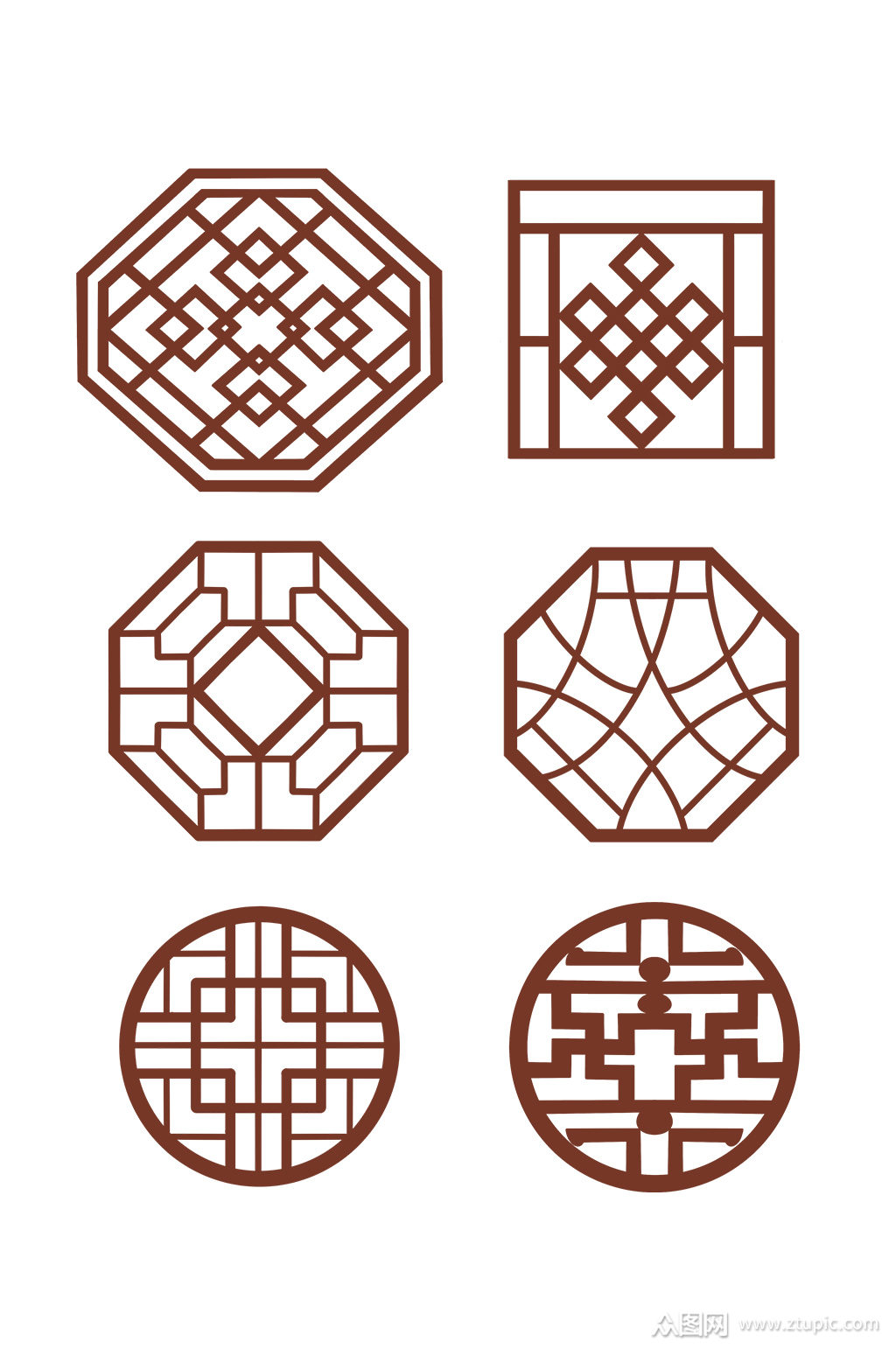 简约传统古典窗格