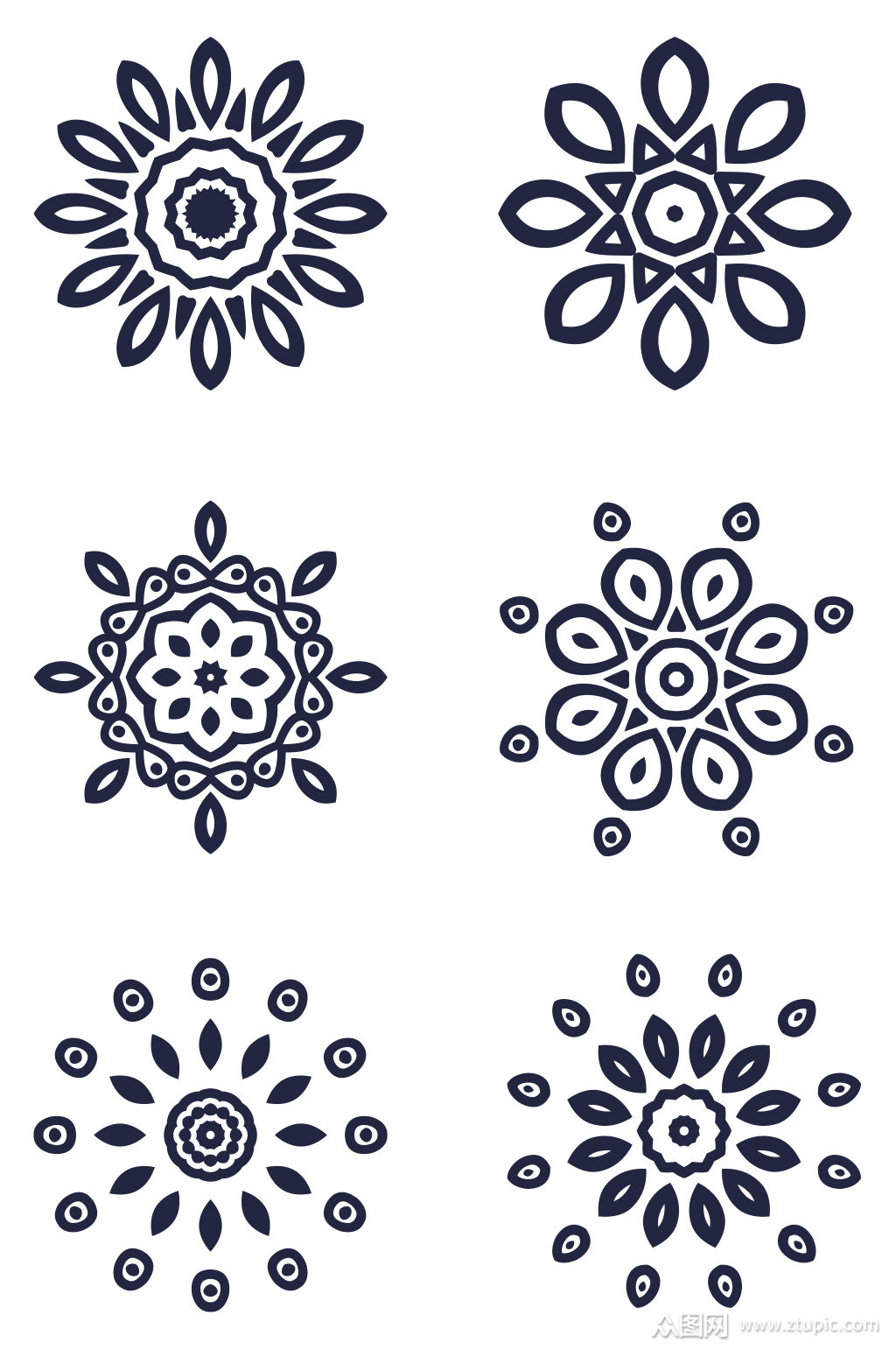 花纹图案装饰矢量包