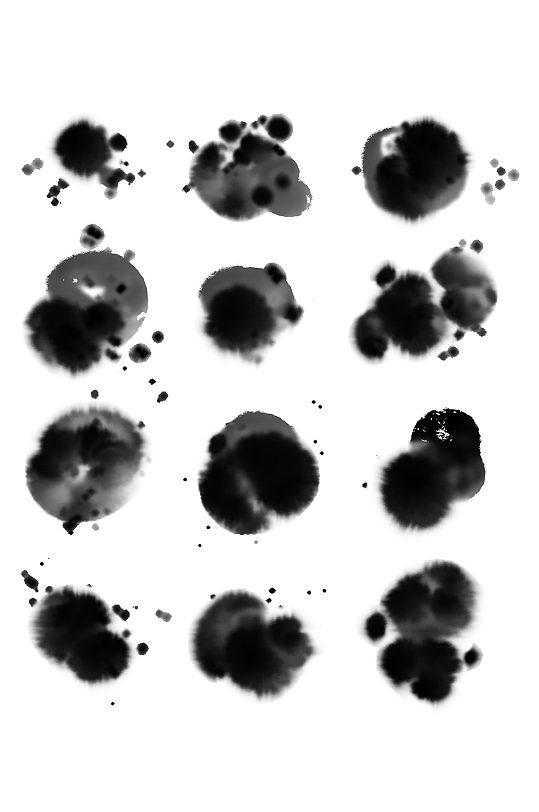 墨迹水墨笔刷古风笔墨效果