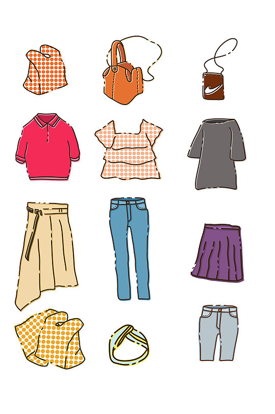 服装搭配色彩搭配图片-服装搭配色彩搭配素材下载-众图网