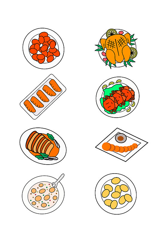 卡通虾手绘图片-卡通虾手绘素材下载-众图网