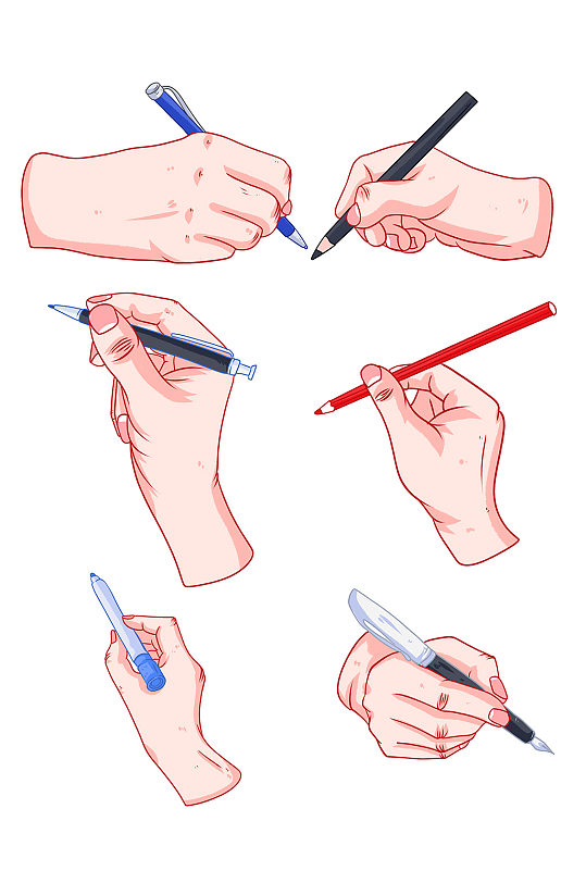 >作文写作记录插画