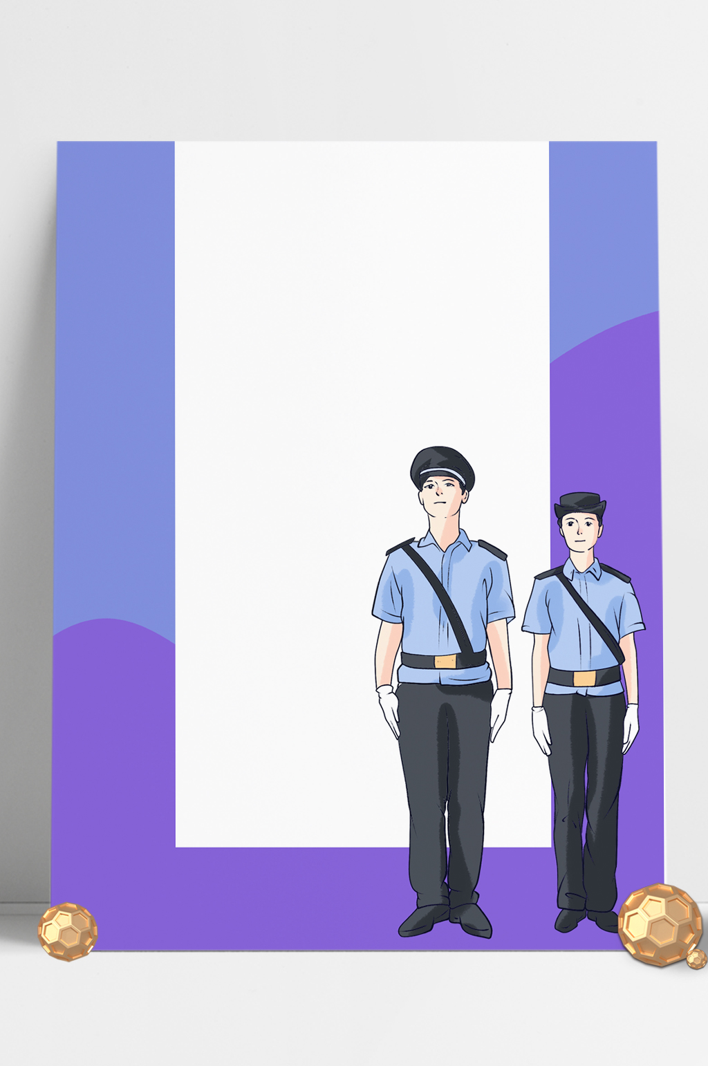 314国际警察日合成背景素材
