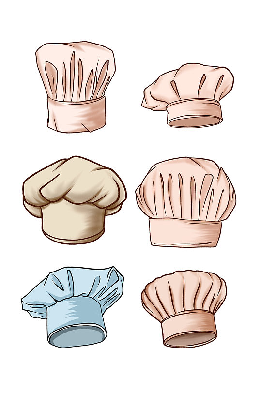 厨师帽子元素免扣-众图网