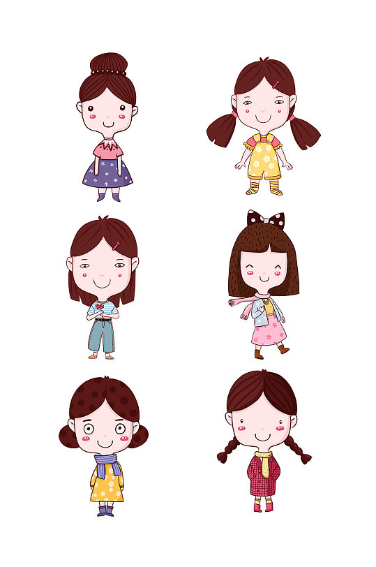 卡通可爱人物小贴士图片模板下载-编号740547-众图网