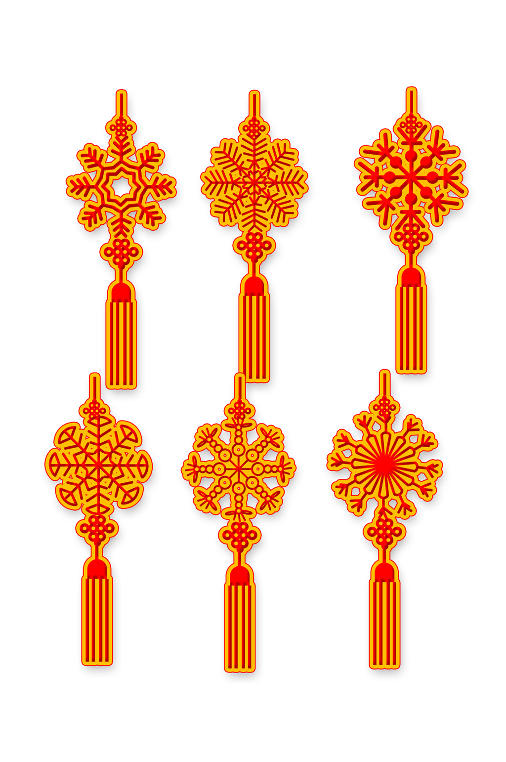 中国结中国风花纹素材