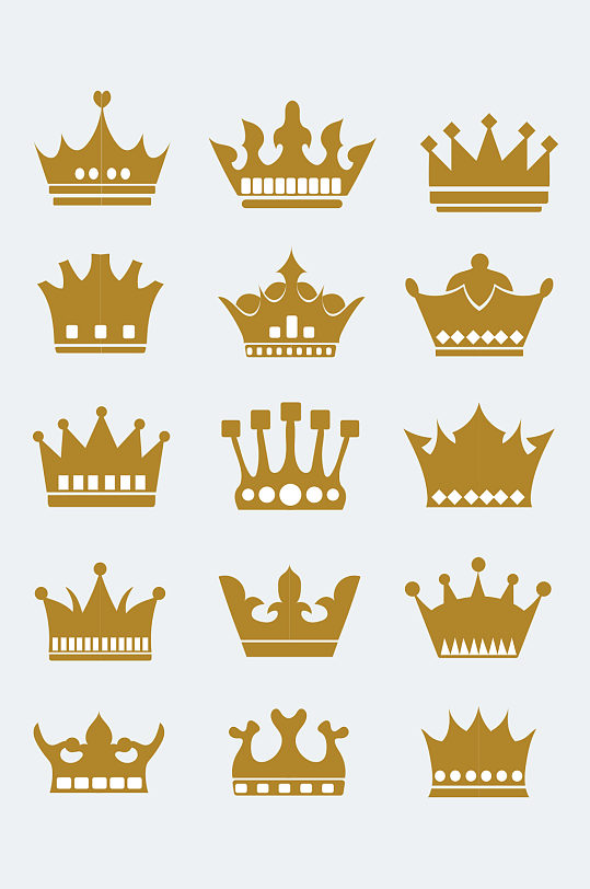 王冠皇冠矢量装饰