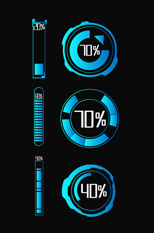 办公统计加载扁平化插画设计立即下载简约白色加载中进度条立即下载
