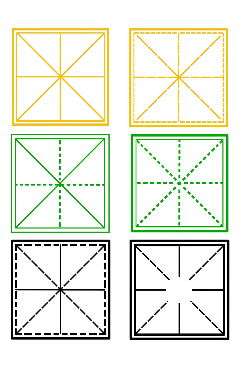 米字格手绘写字免抠