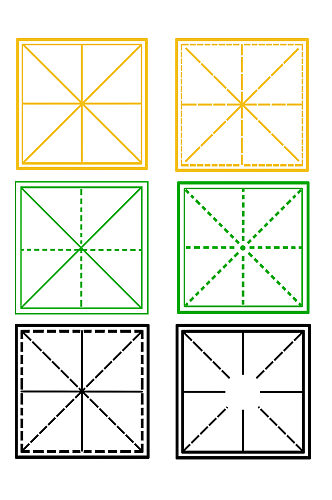 米字格手绘写字免抠