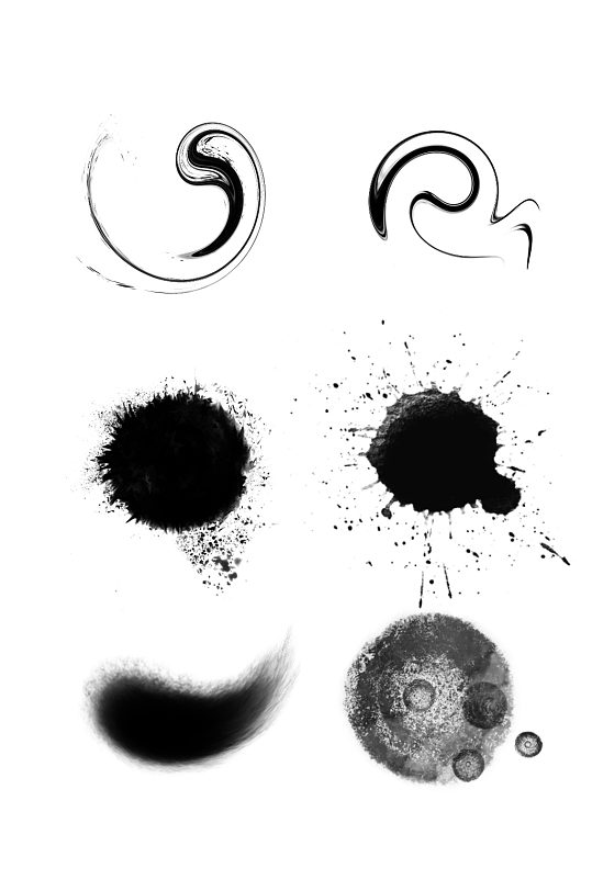 ps毛笔笔刷合集