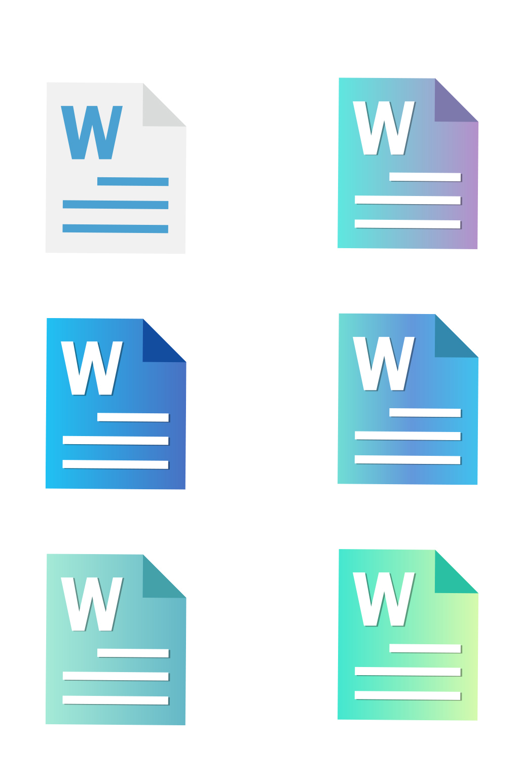 word文档图标素材_word文档图标模板_word文档图标设计图片免费下载-众图网