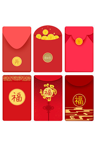 春节红包合集可商用元素