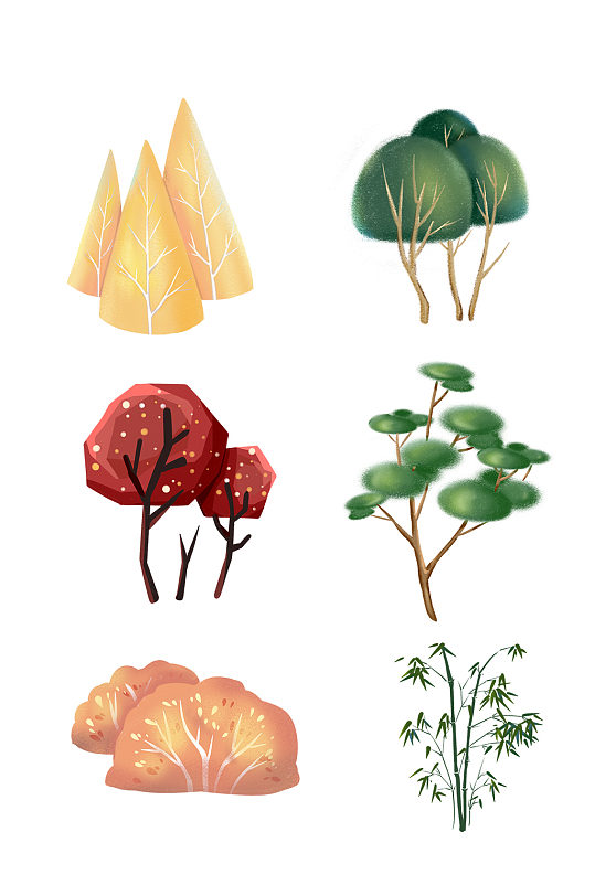 植物平面手绘设计